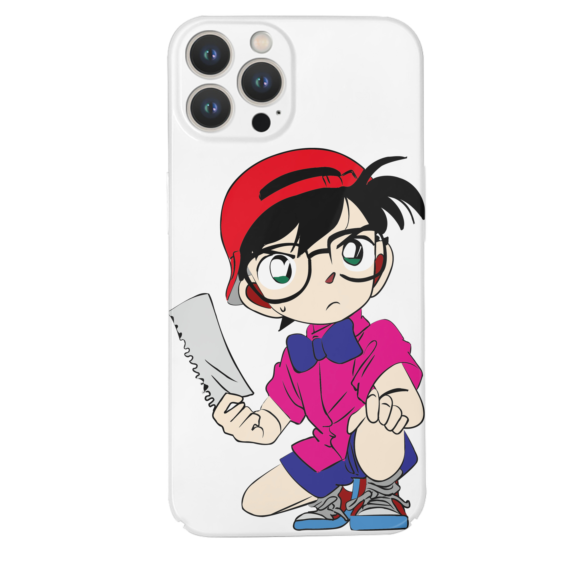 （画像用） 名探偵コナン 江戸川 コナン Detective Conan Conan Edogawa 【iPhone 14シリーズ対応】ハードケース